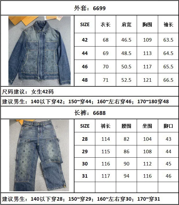 루이비통 14 온스 투톤 데님 남성 자켓 상세 이미지 9