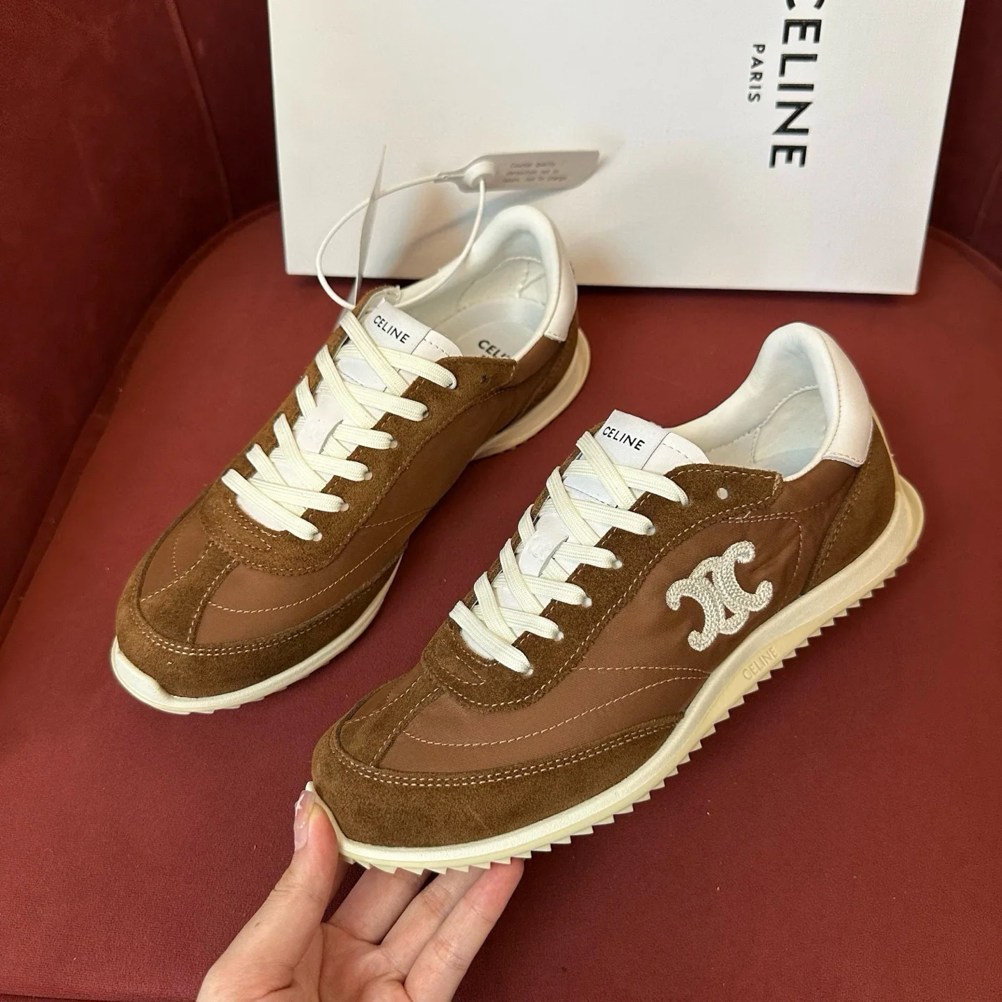 셀린느 스니커즈 캔버스 CR-03 엠보싱 상세 이미지 2
