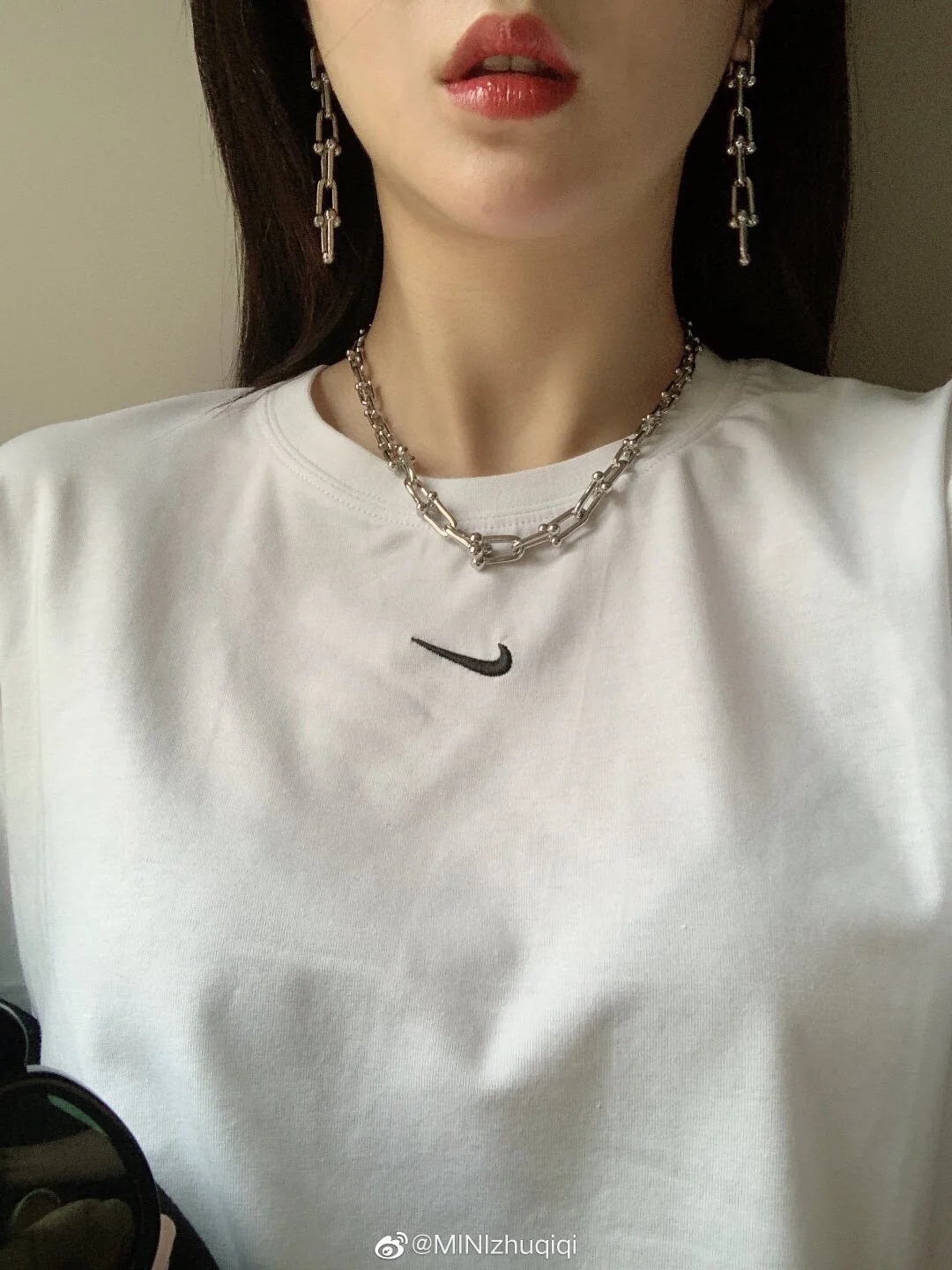 티파니 하드웨어 목걸이 상세 이미지 6