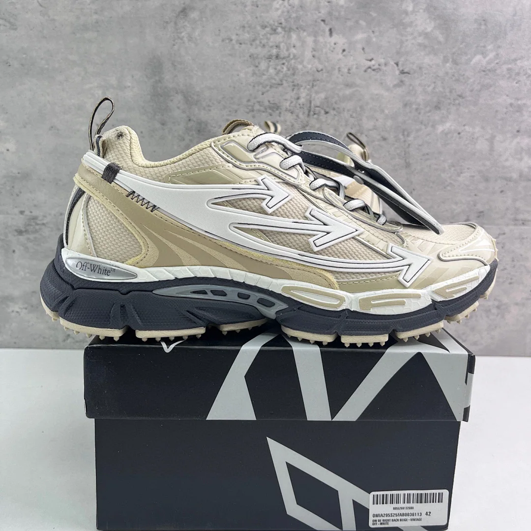 오프화이트 비 라이트 백 202393 Off White Be Right Back Light Beige