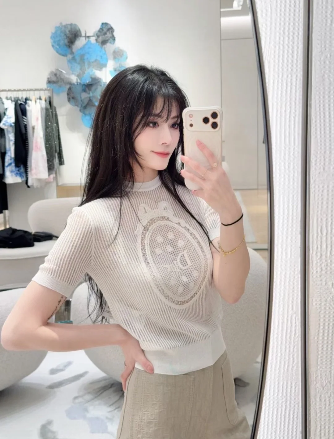 디올 여성 반팔 상세 이미지 1