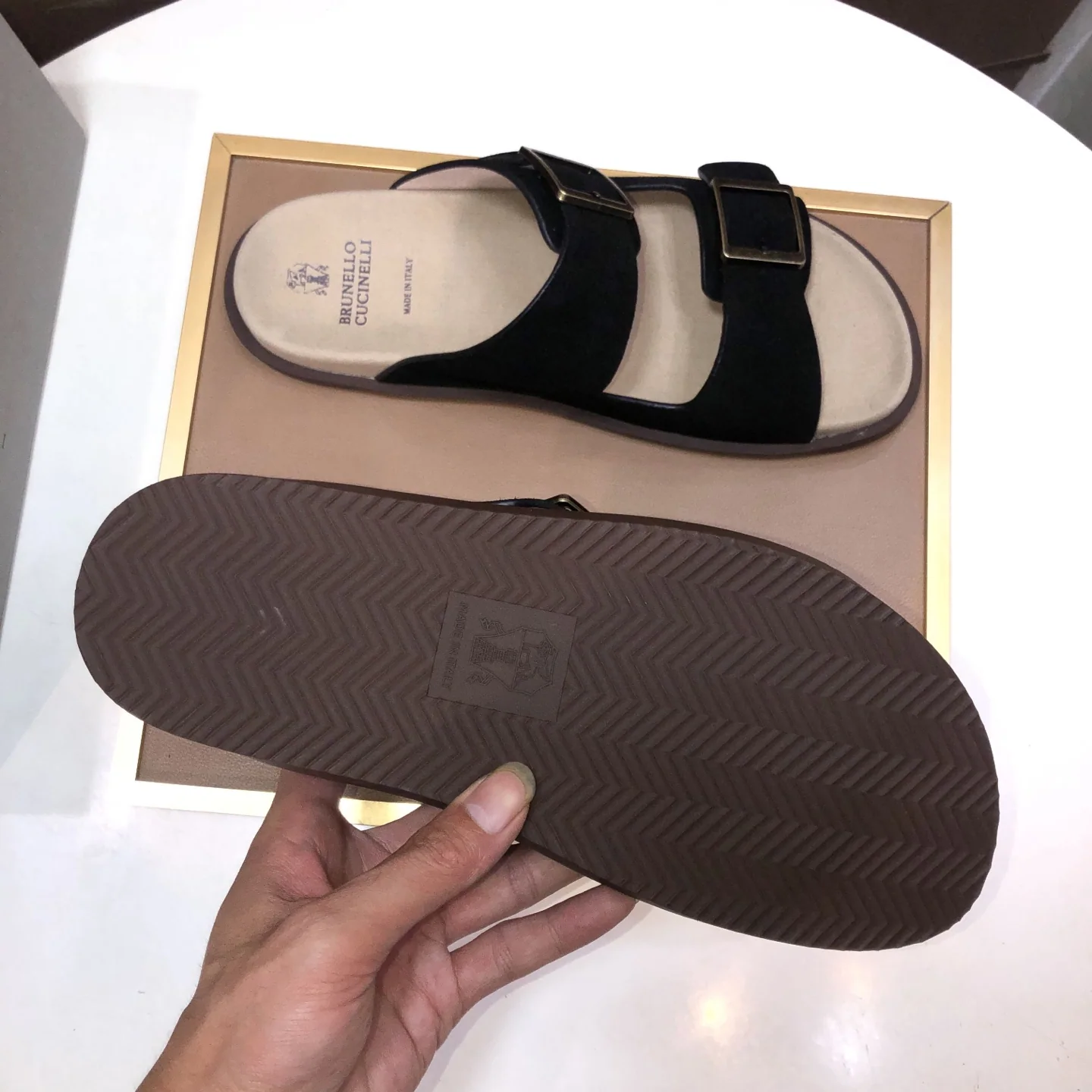 브루넬로쿠치넬리 여름 메시 슬리퍼 상세 이미지 8