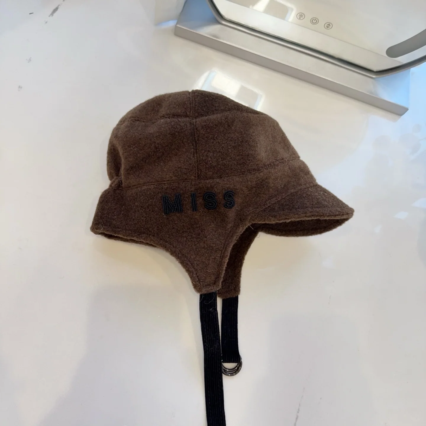디올 울 귀덮개 스키 모자 상세 이미지 2