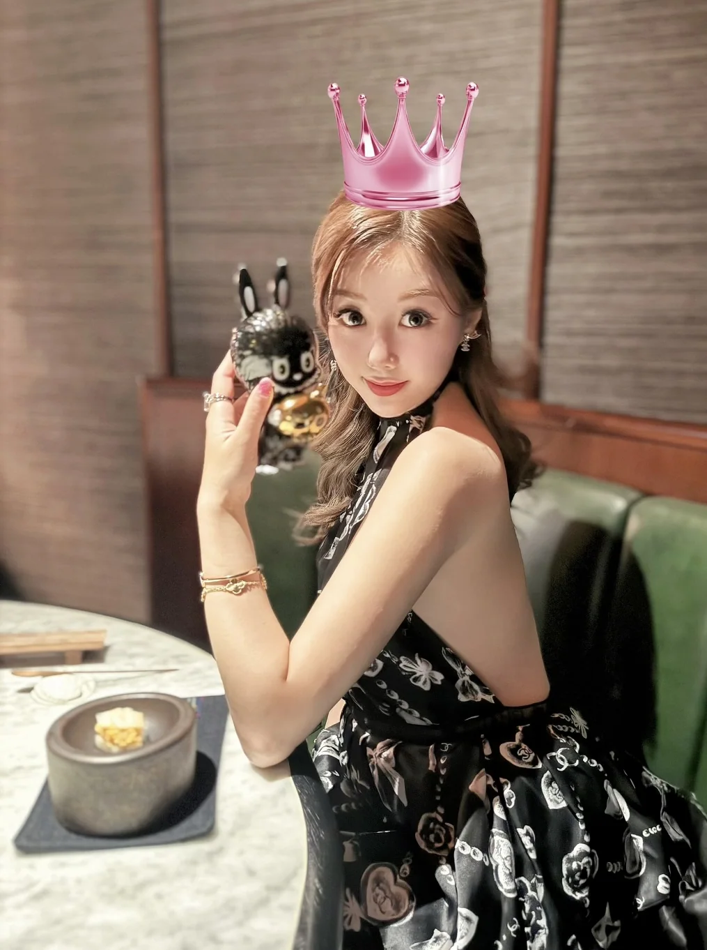 샤넬 더블 C 다이아몬드 체인 귀걸이 상세 이미지 9