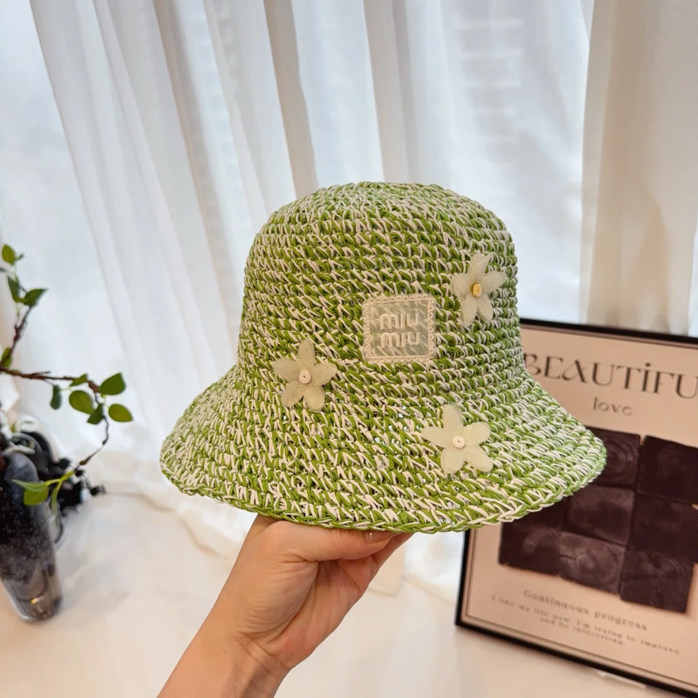미우미우 모자 80948 Miu Miu Cap 상세 이미지 4