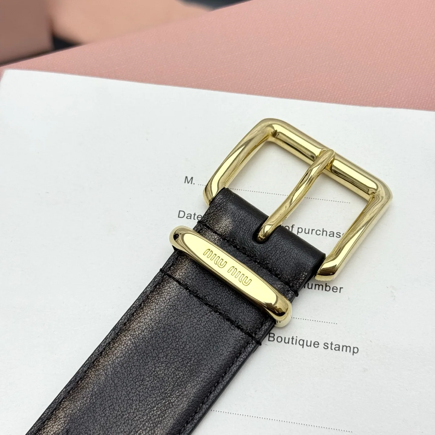 미우미우 벨트 57912 Miu Miu Belt 상세 이미지 7