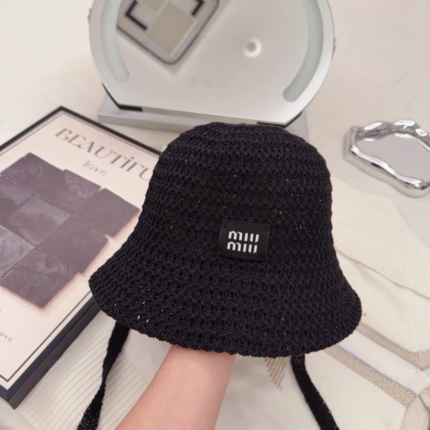 미우미우 모자 80854 Miu Miu Cap 상세 이미지 8
