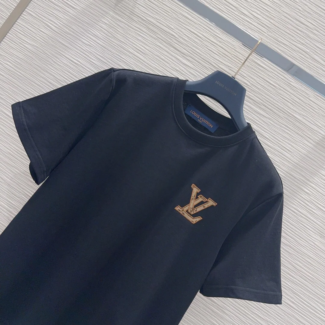 루이비통 LV 자수 반팔 티셔츠 세트 상세 이미지 4