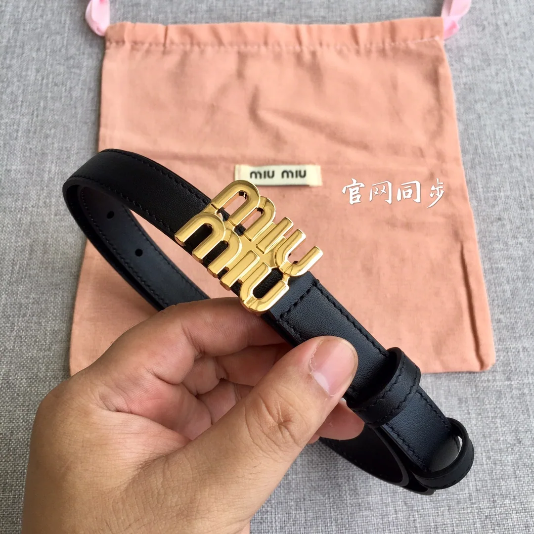 미우미우 가죽 벨트 상세 이미지 6
