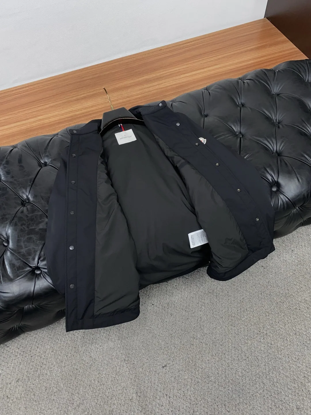 몽클레르 면 안감 비즈니스 카라 남성 자켓 상세 이미지 7