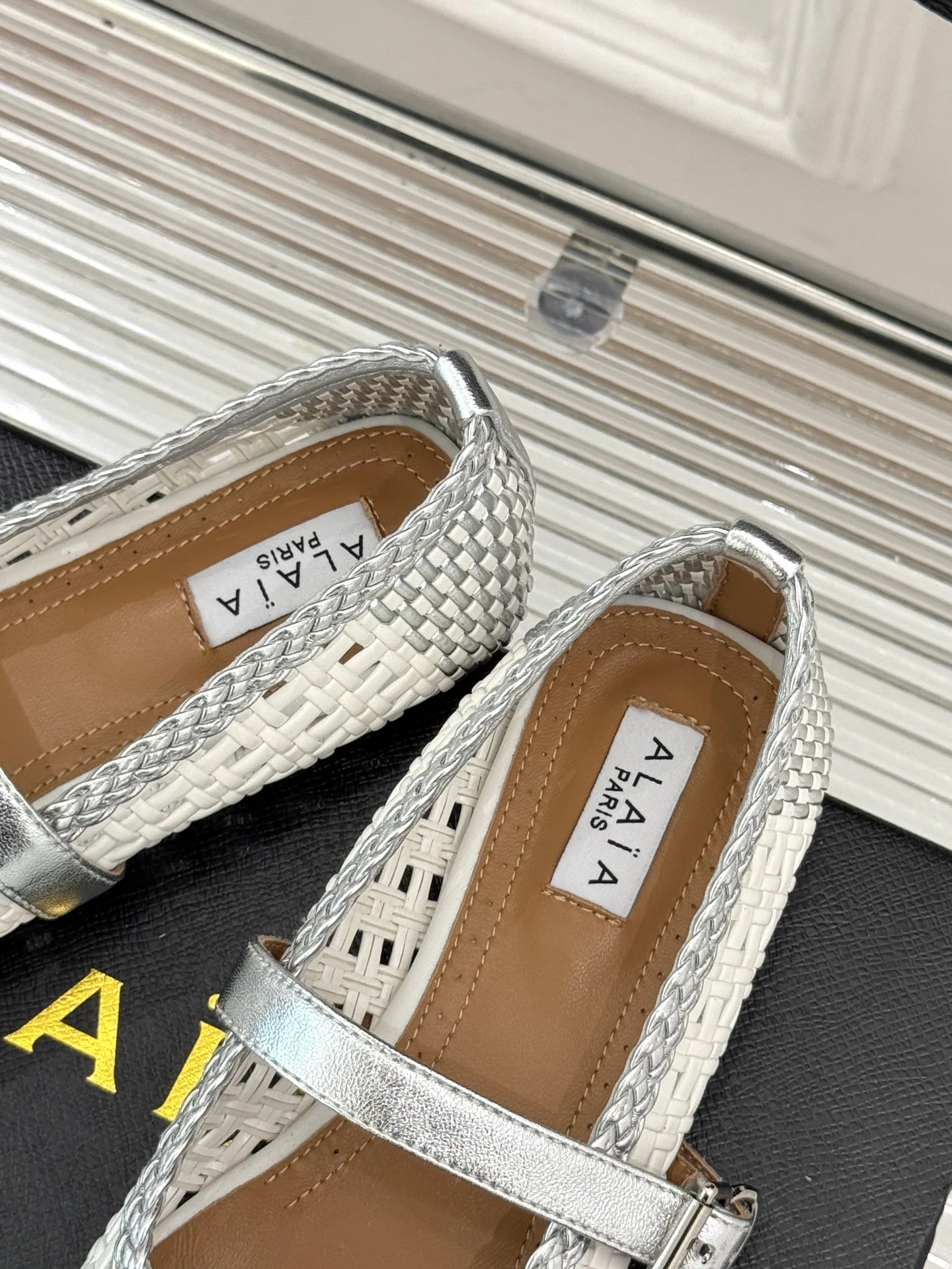 알라이아 시스루 메리제인 슈즈 신발 상세 이미지 8