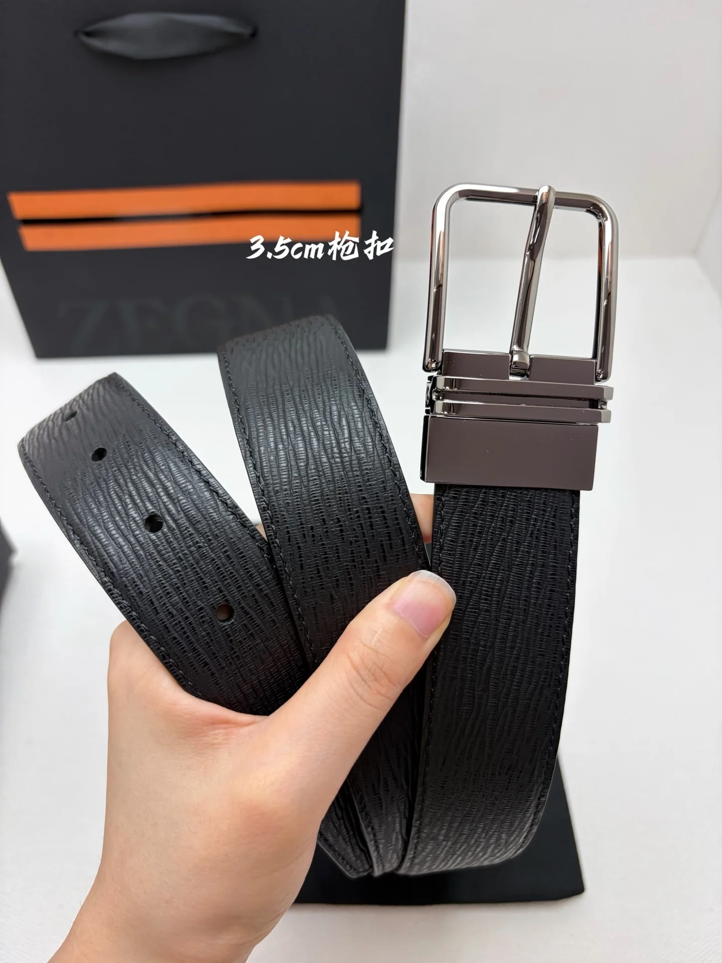 제냐 카프스킨 남성 벨트 상세 이미지 3