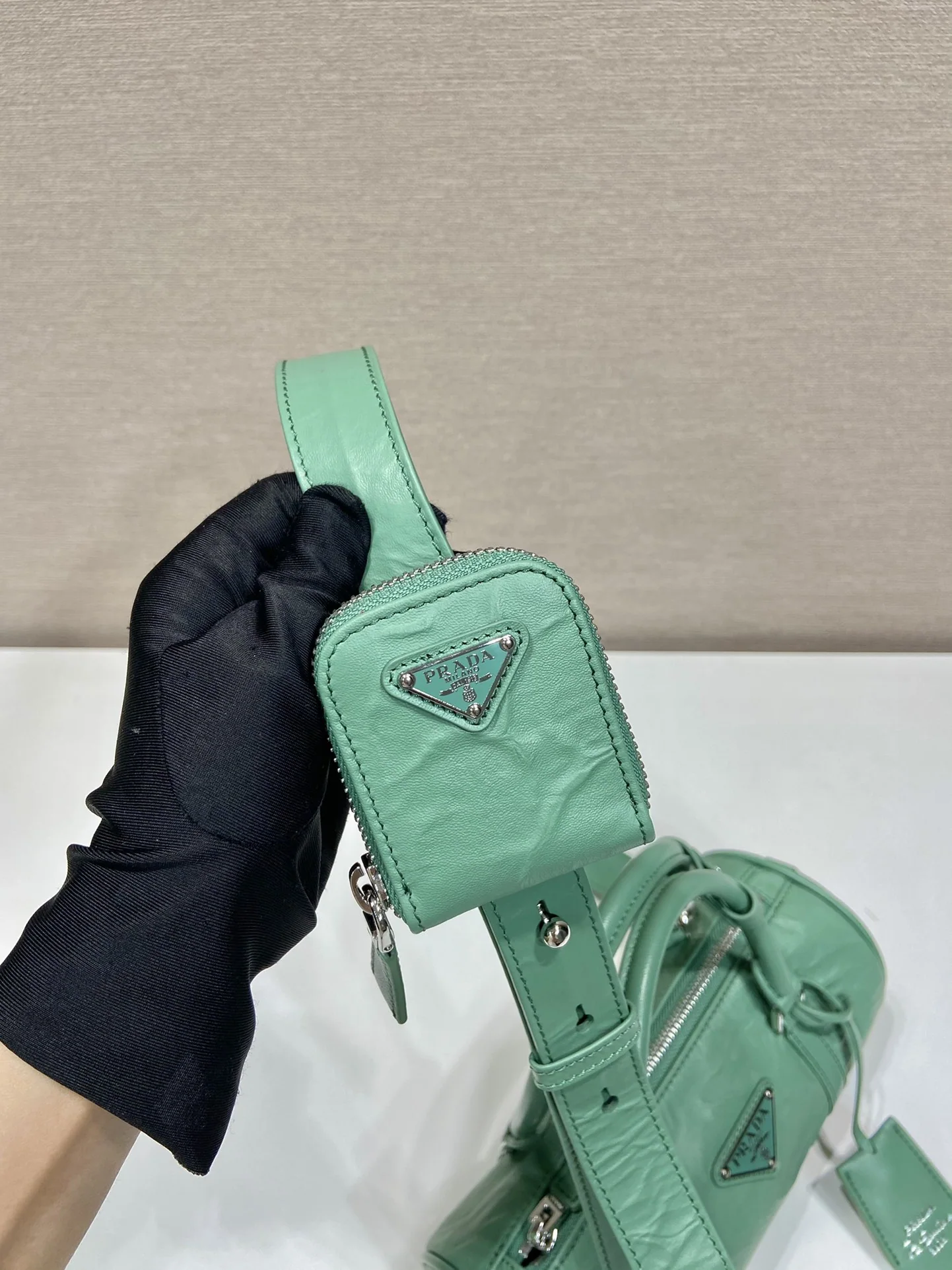 프라다 램스킨 핸드백 1BA389 상세 이미지 7