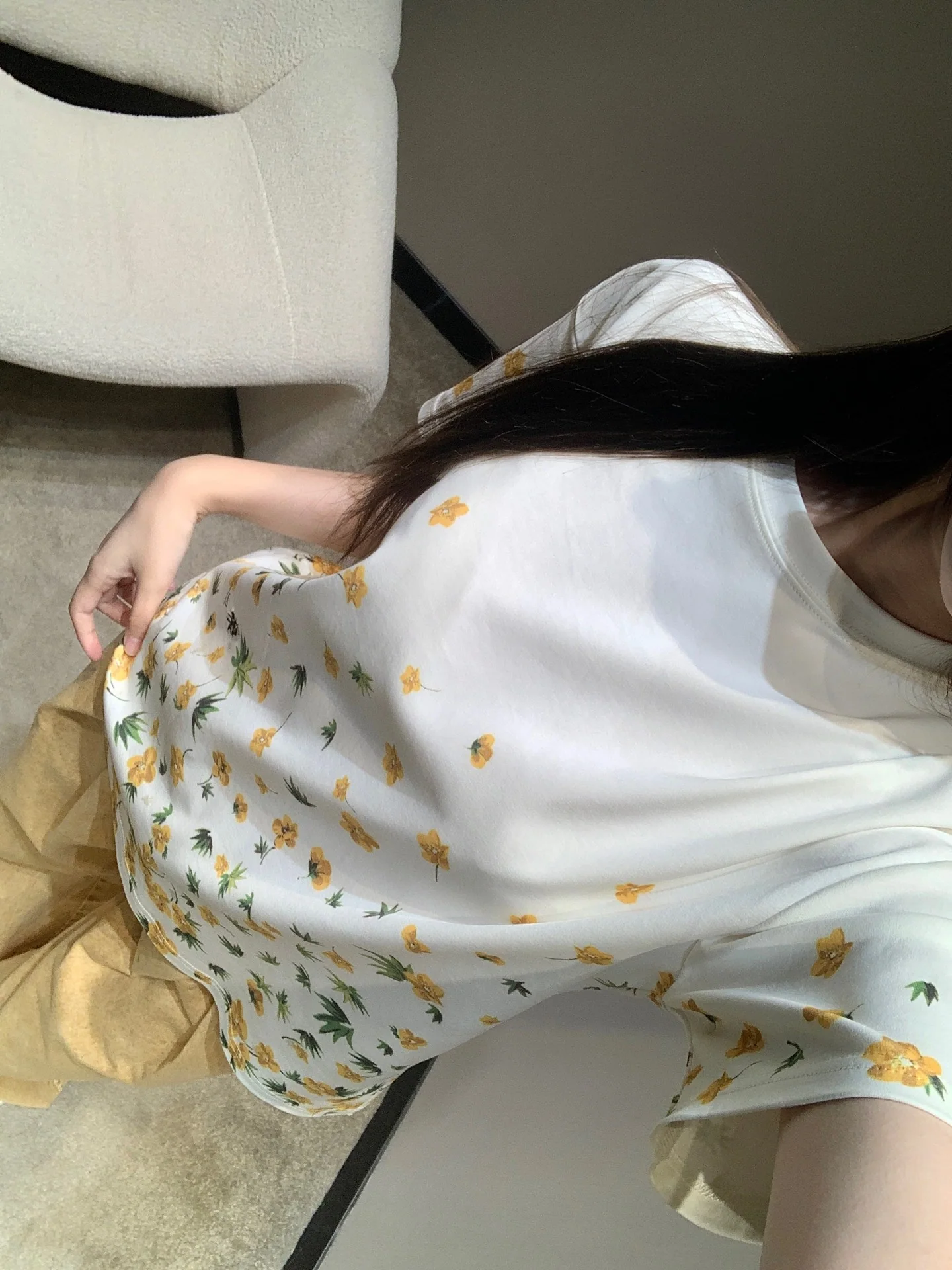 디올 꽃무늬 크루넥 반팔 티셔츠 26 SS 상세 이미지 5