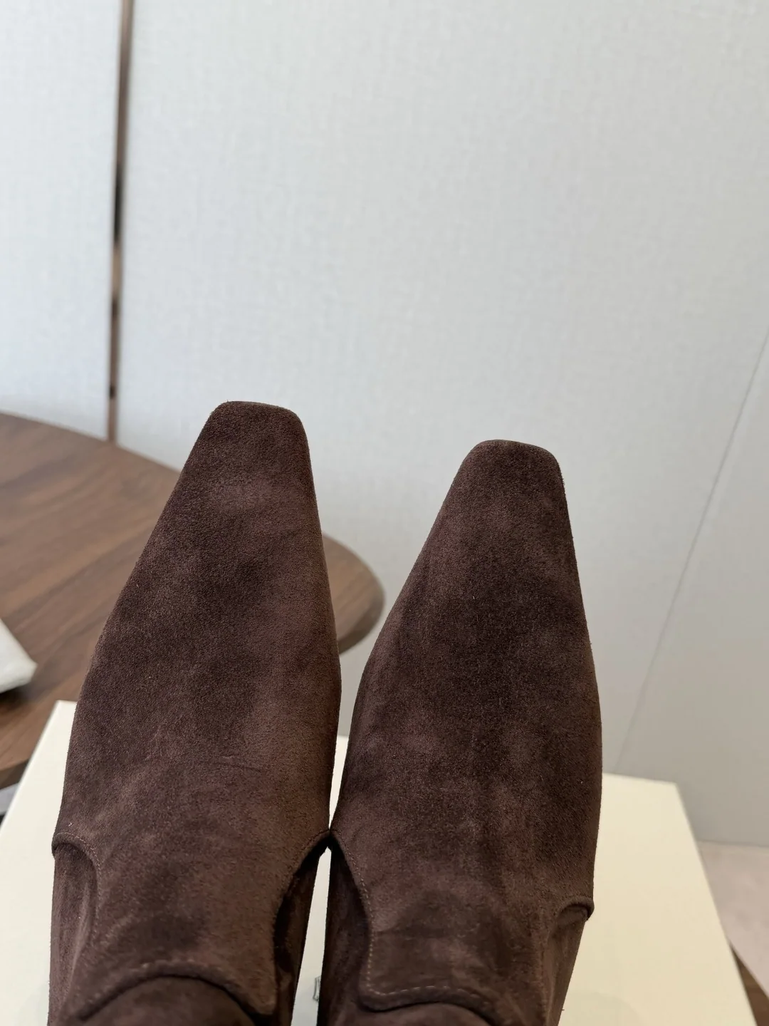 브루넬로쿠치넬리 스틸레토 힐 미드카프 부츠 상세 이미지 6