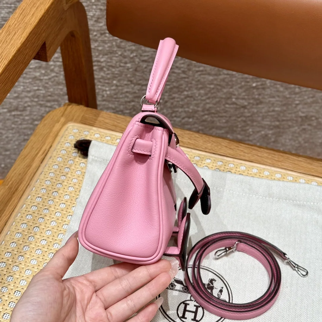 에르메스 켈리돌백 실버 하드웨어 가방 상세 이미지 4