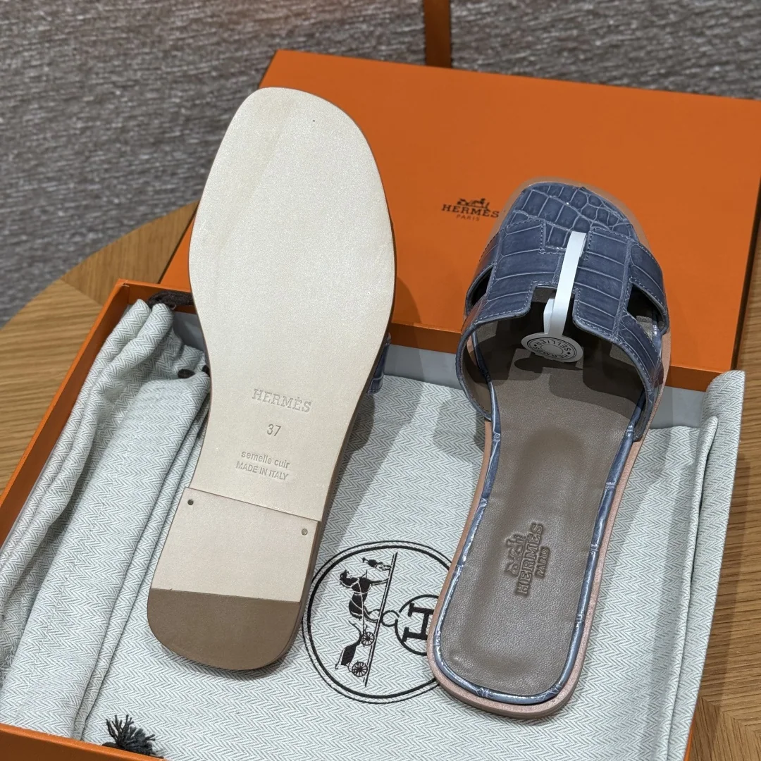 에르메스 오란 앨리게이터 샌들 상세 이미지 8
