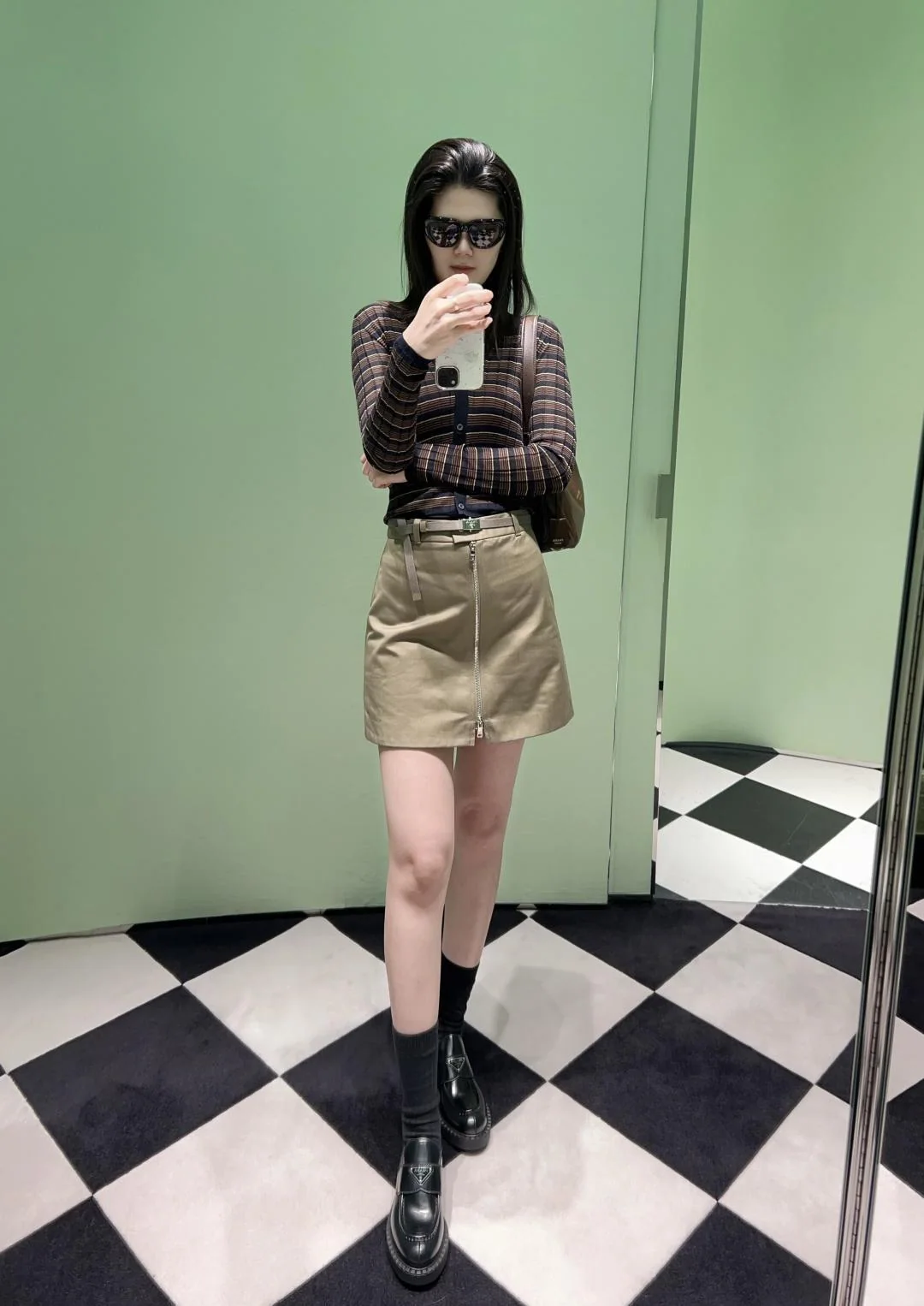 프라다 여성 반팔 티셔츠 상세 이미지 3
