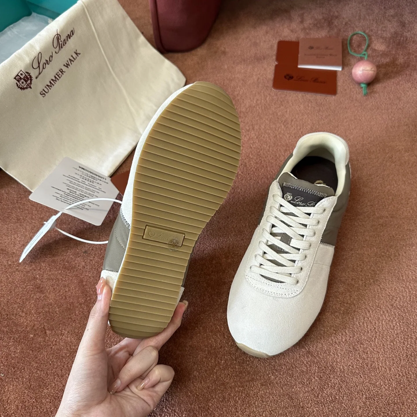 로로피아나 패치워크 TPU 아웃솔 스니커즈 상세 이미지 5