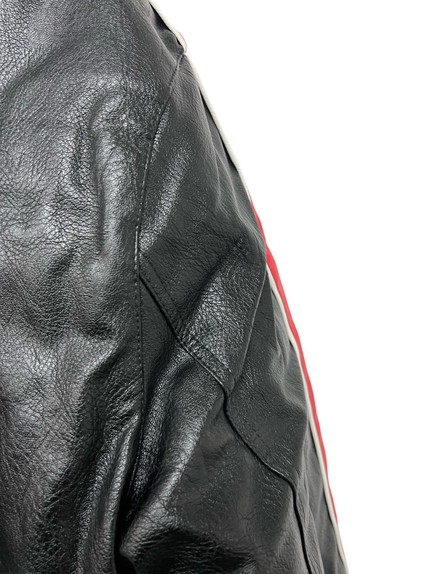 크롬하츠 애플 그린 가죽 모터사이클 자켓 상세 이미지 8