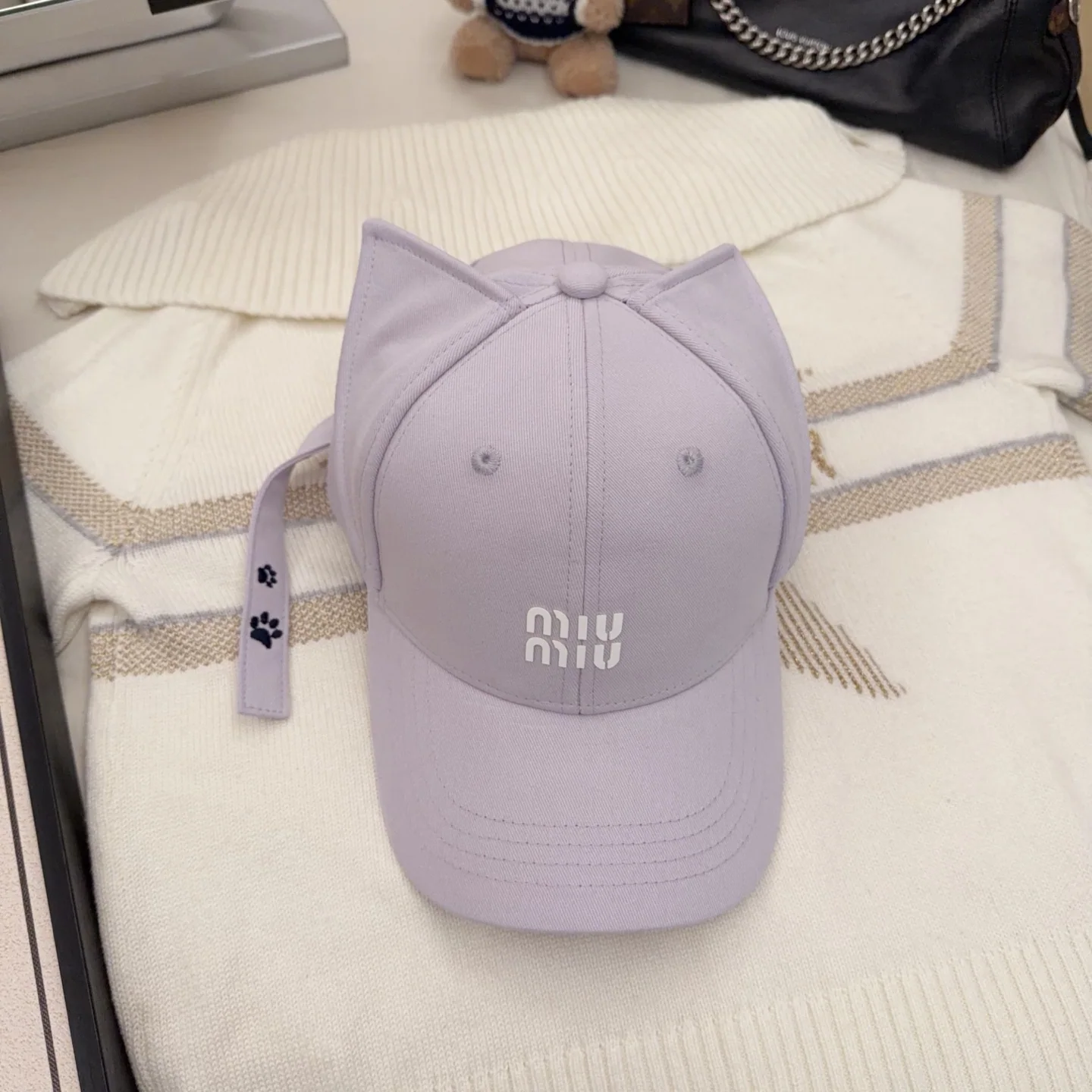 미우미우 모자 80843 Miu Miu Cap 상세 이미지 5