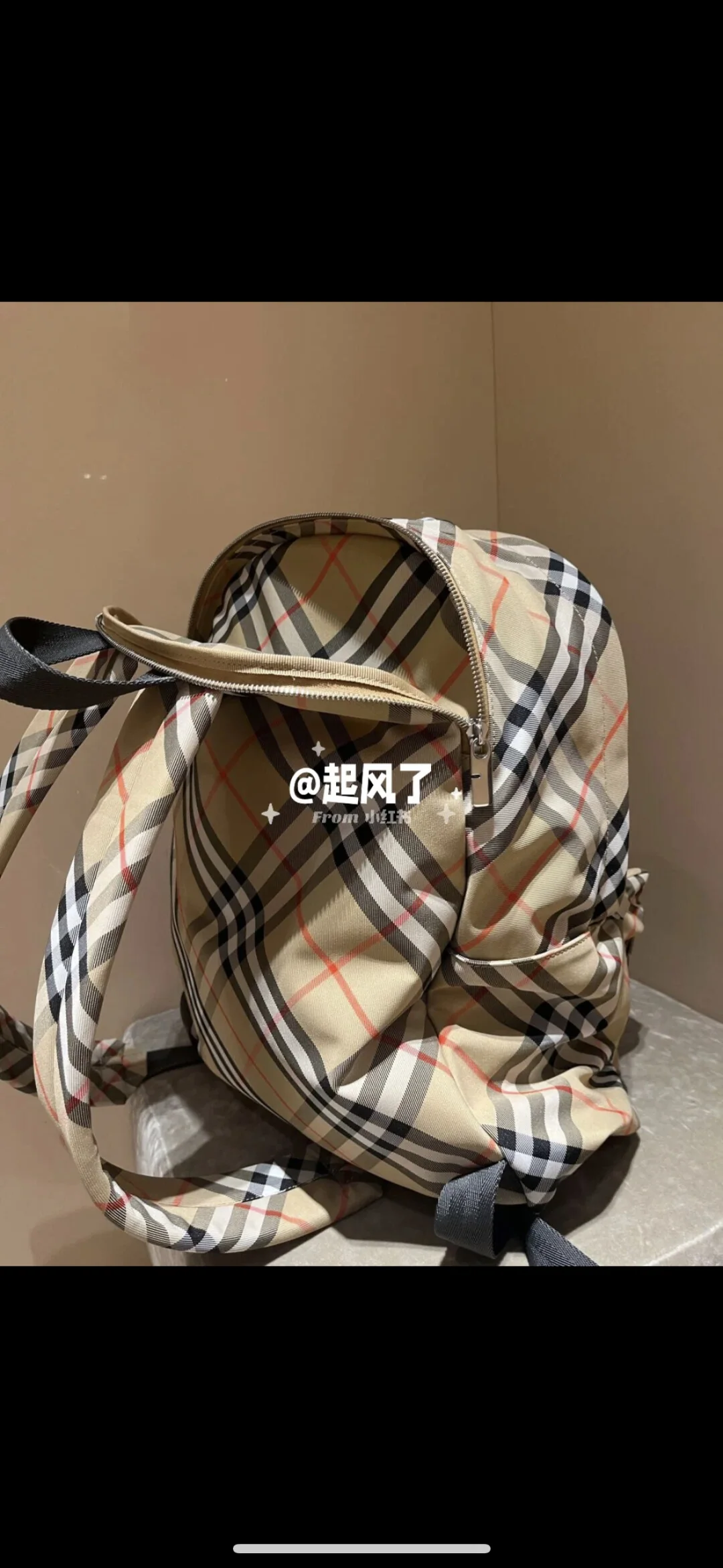 버버리 클래식 체크 백팩 상세 이미지 3