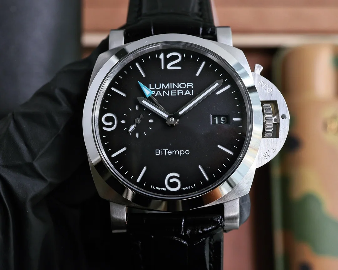 파네라이 루미노르 PAM1304 블랙 다이얼 한정판 레플리카 43869 Panerai 상세 이미지 3