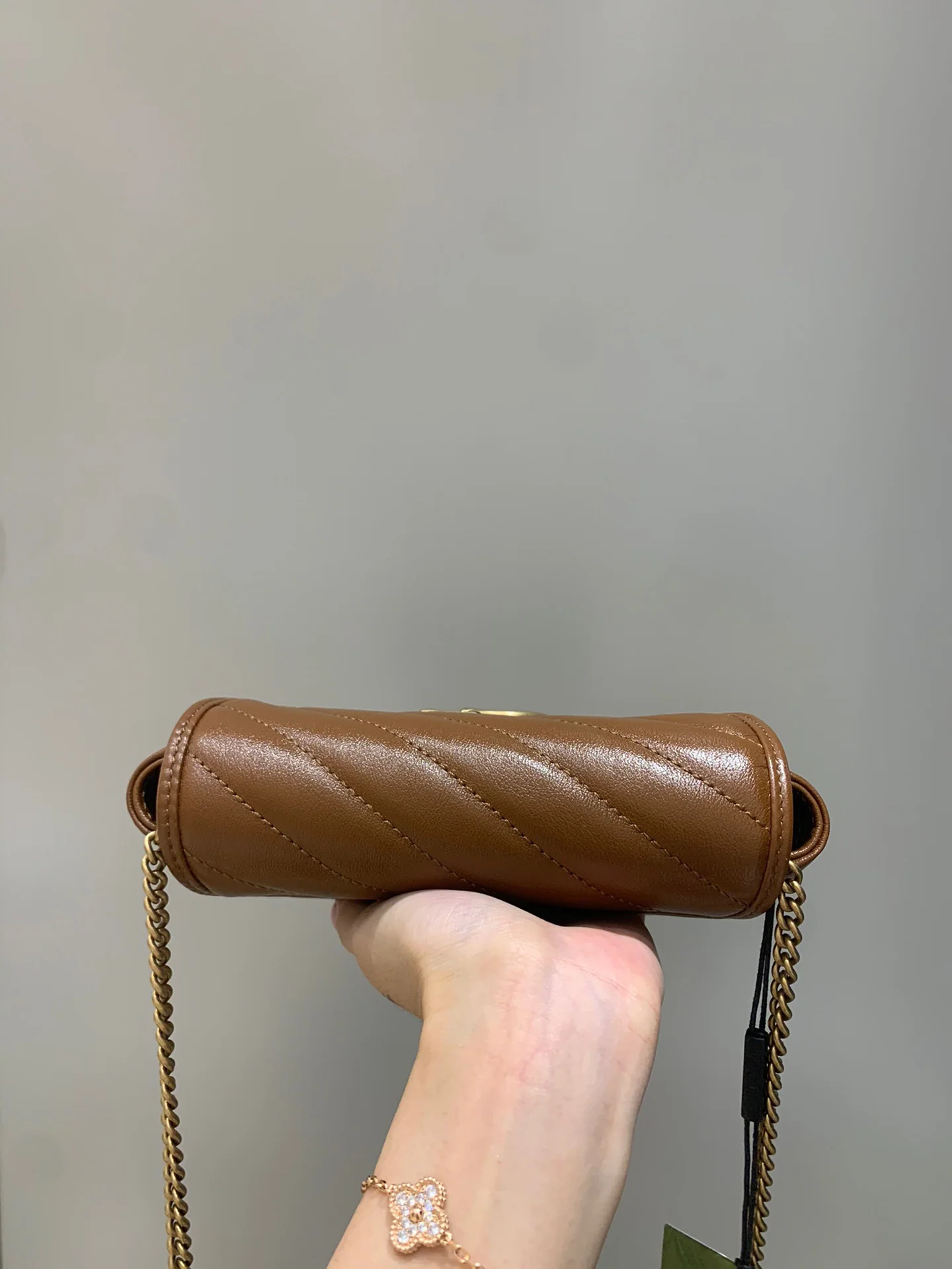 구찌 마몬트 카라멜 미니 숄더백 16.5CM476433 상세 이미지 6