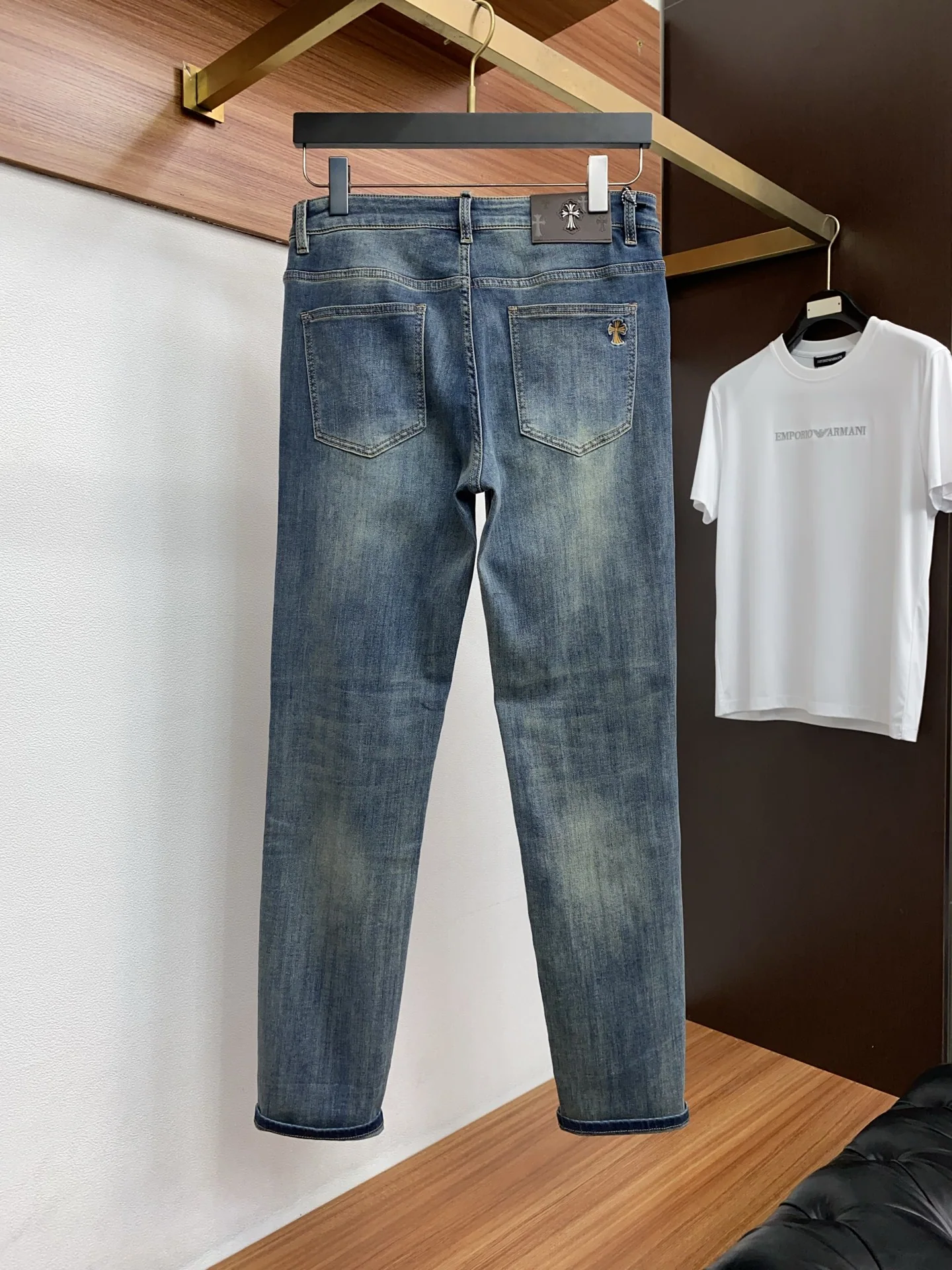 크롬하츠 데님 청바지 상세 이미지 8