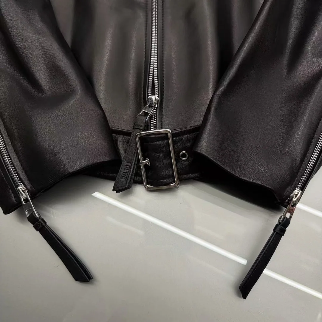 로에베 나파 램스킨 반소매 모터사이클 자켓 상세 이미지 6