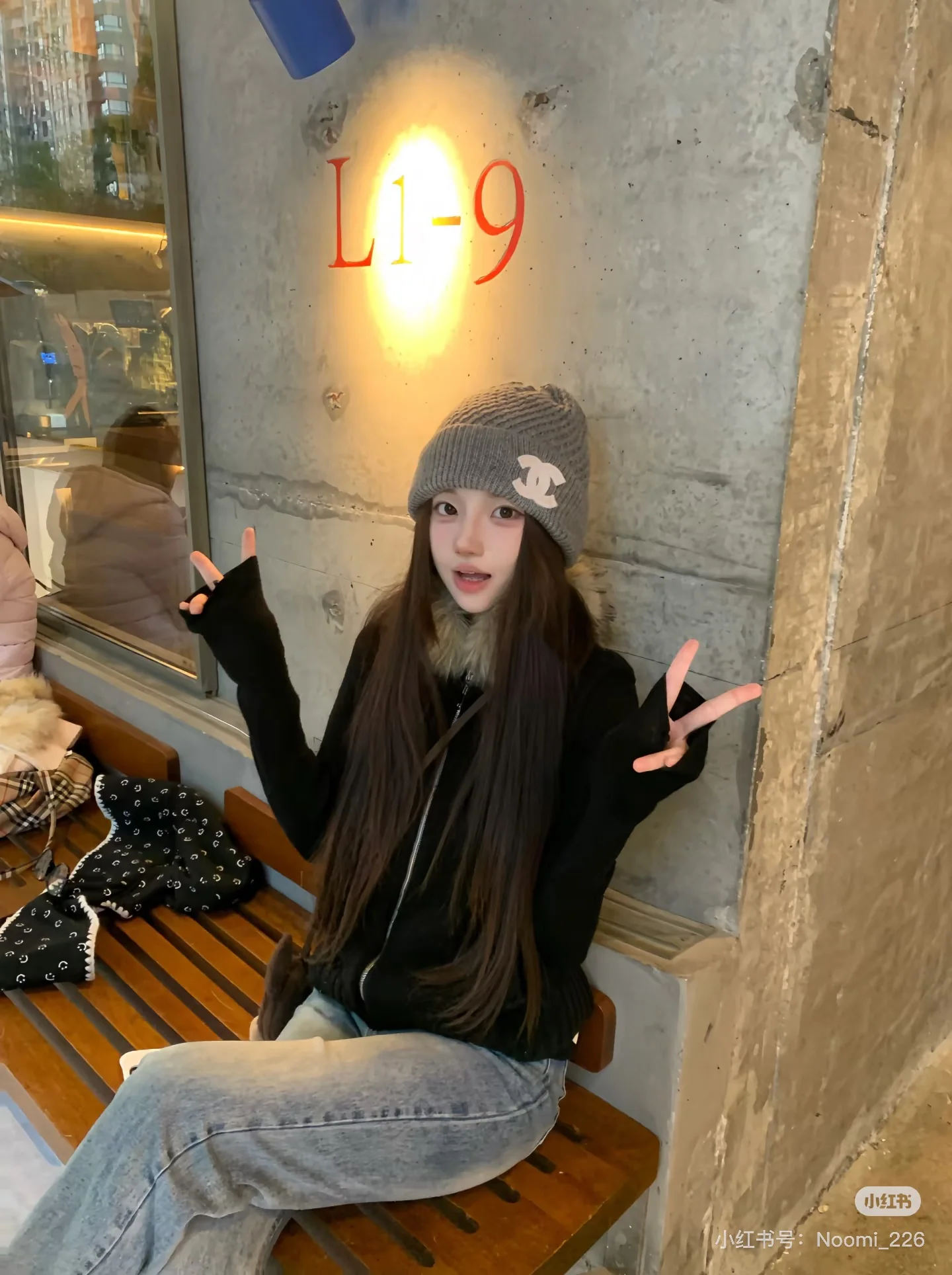 샤넬 울 니트 비니 모자 상세 이미지 1