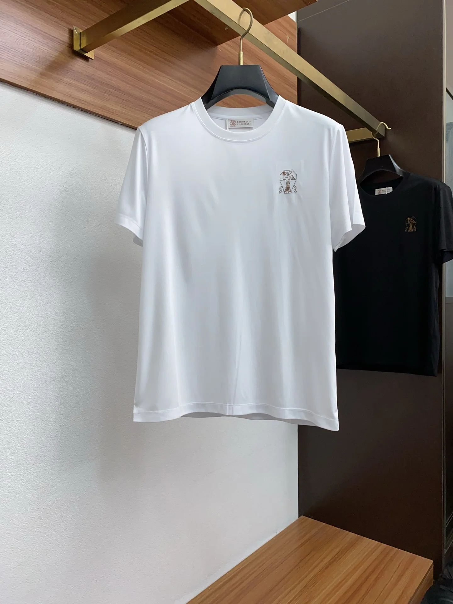 브루넬로쿠치넬리 크루넥 반팔 티셔츠 상세 이미지 1
