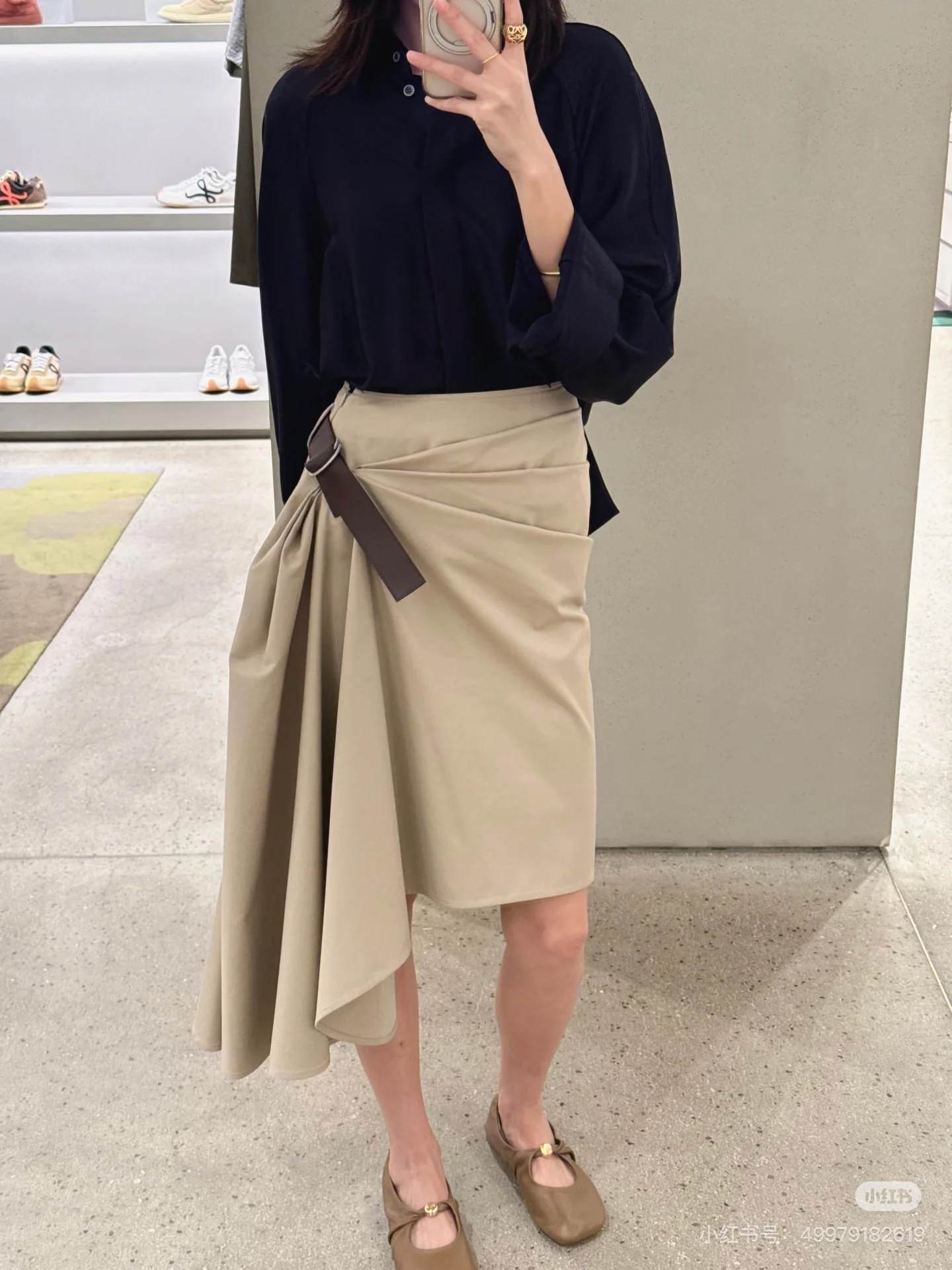 로에베 레이온 코튼 새틴 여성 셔츠 상세 이미지 2