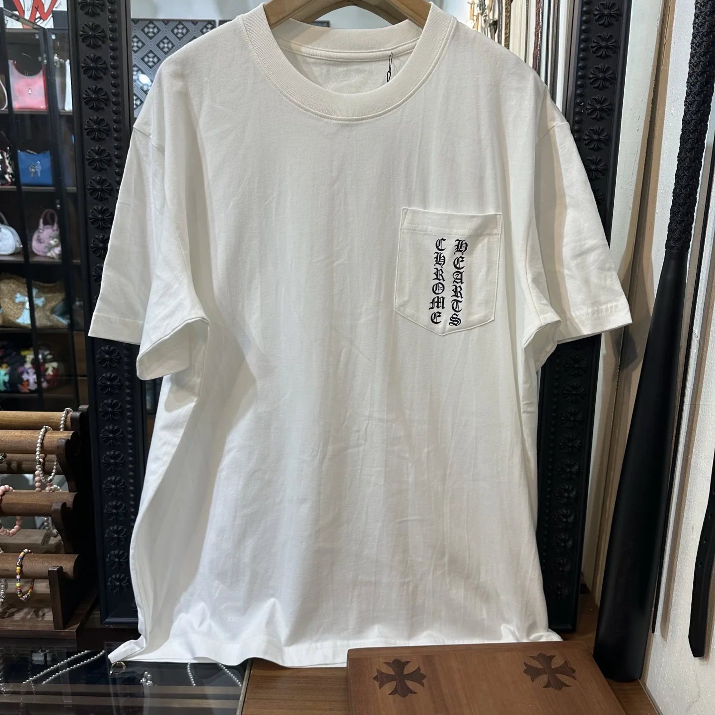 크롬하츠 220 g 플리스 남성 반팔 티셔츠 220 G 상세 이미지 1