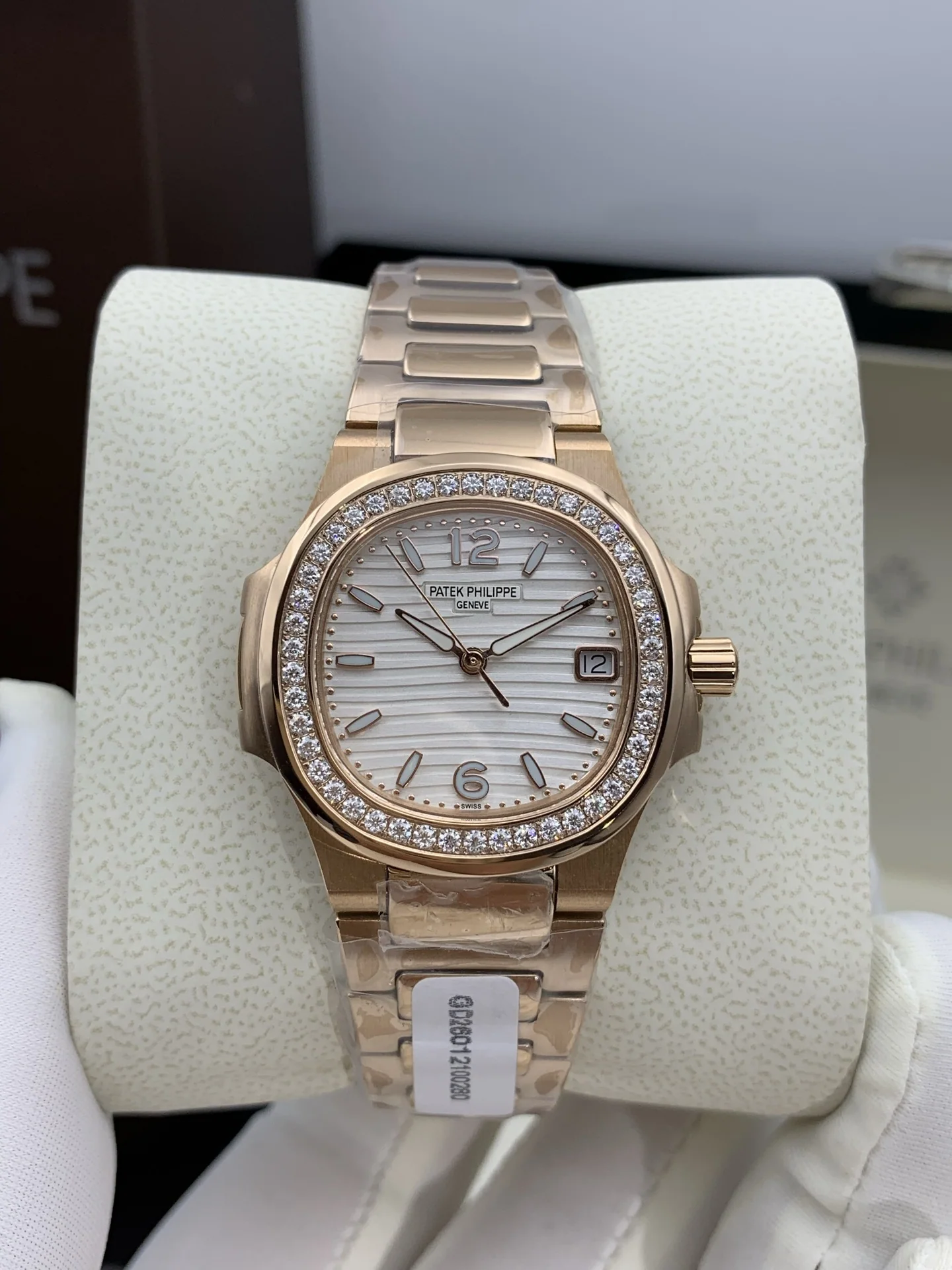 파텍필립 노틸러스 다이아 스틸 여성용 레플리카 44188 Patek Philippe 상세 이미지 4