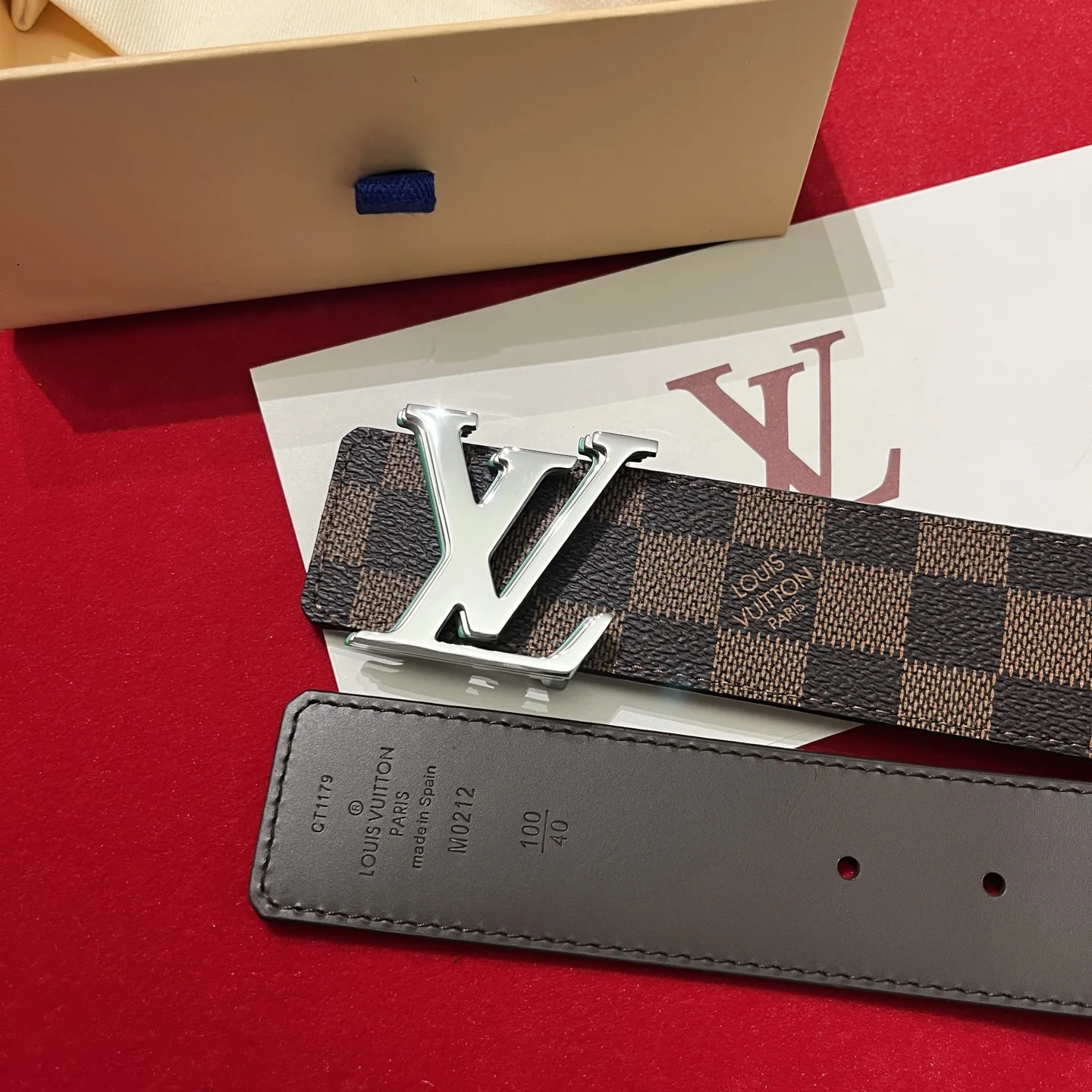 루이비통 LV 옵티컬 버클 캔버스 벨트 상세 이미지 5