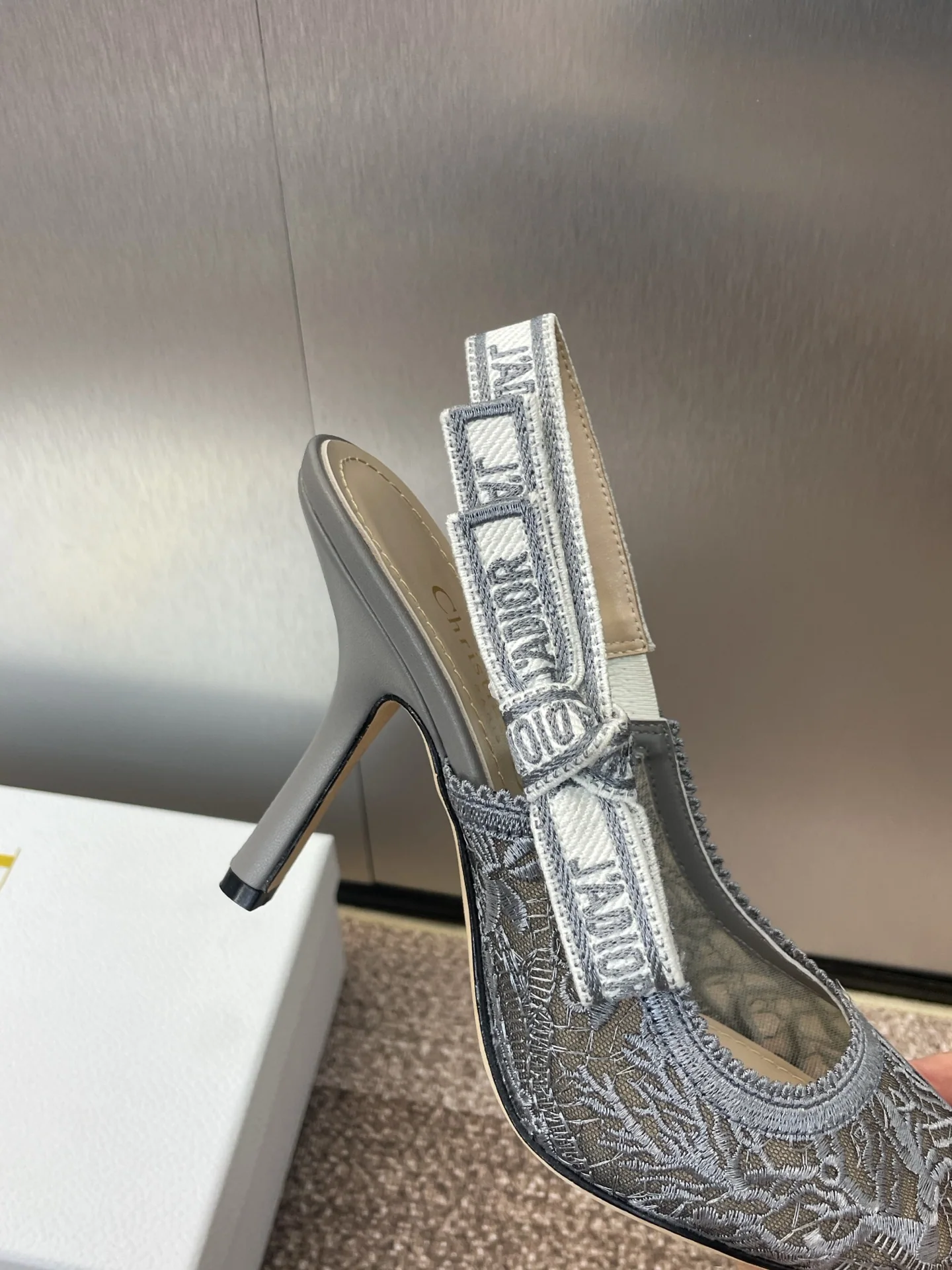 디올 J'A 웨빙 백리스 샌들 여성화 8716 상세 이미지 8