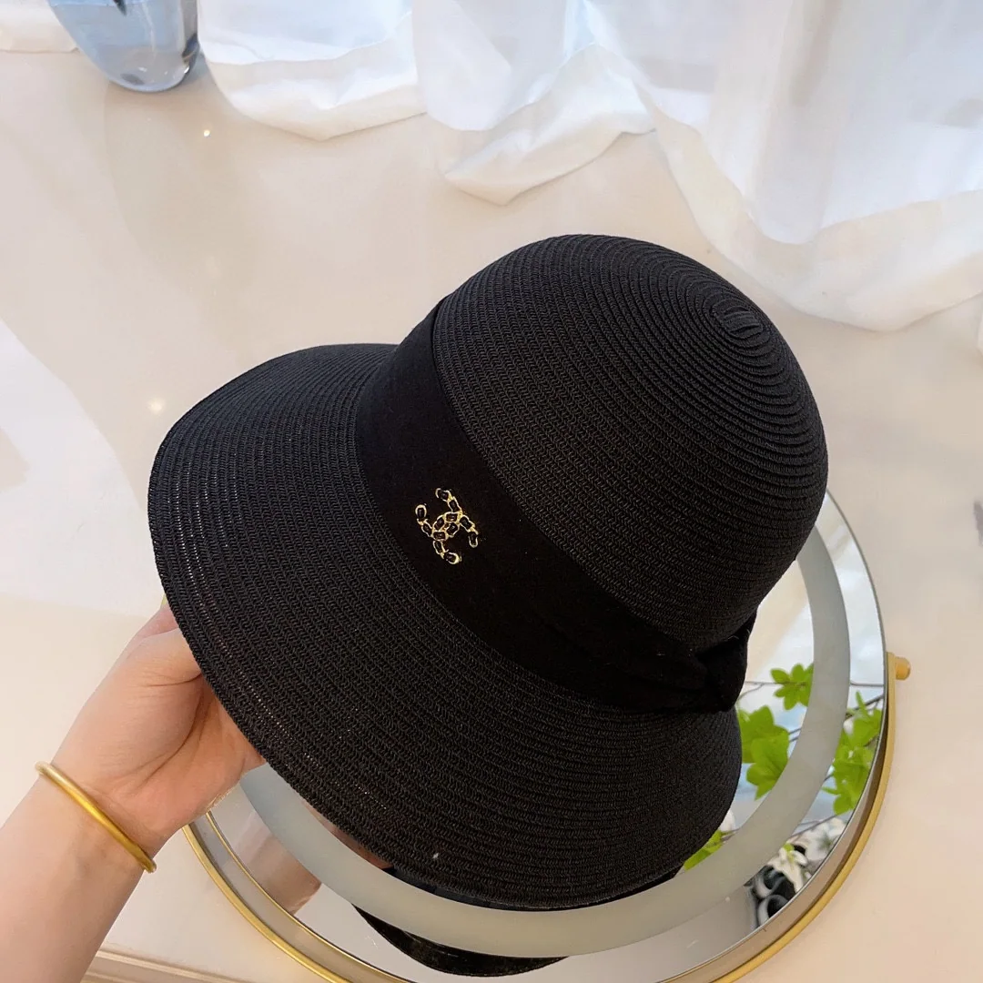 샤넬 린넨 메시 버킷 햇 상세 이미지 2