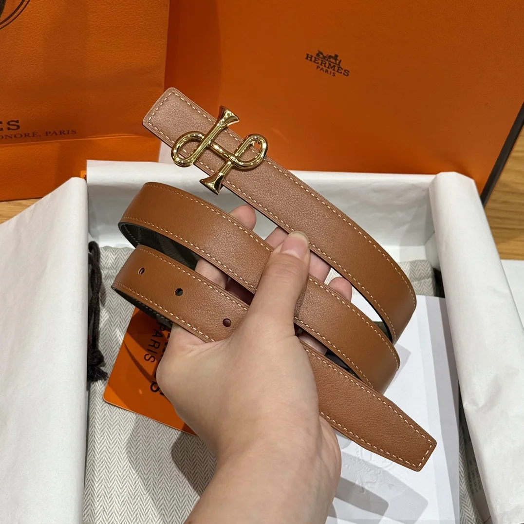 에르메스 H 버클 스위프트 가죽 리버시블 벨트 상세 이미지 8