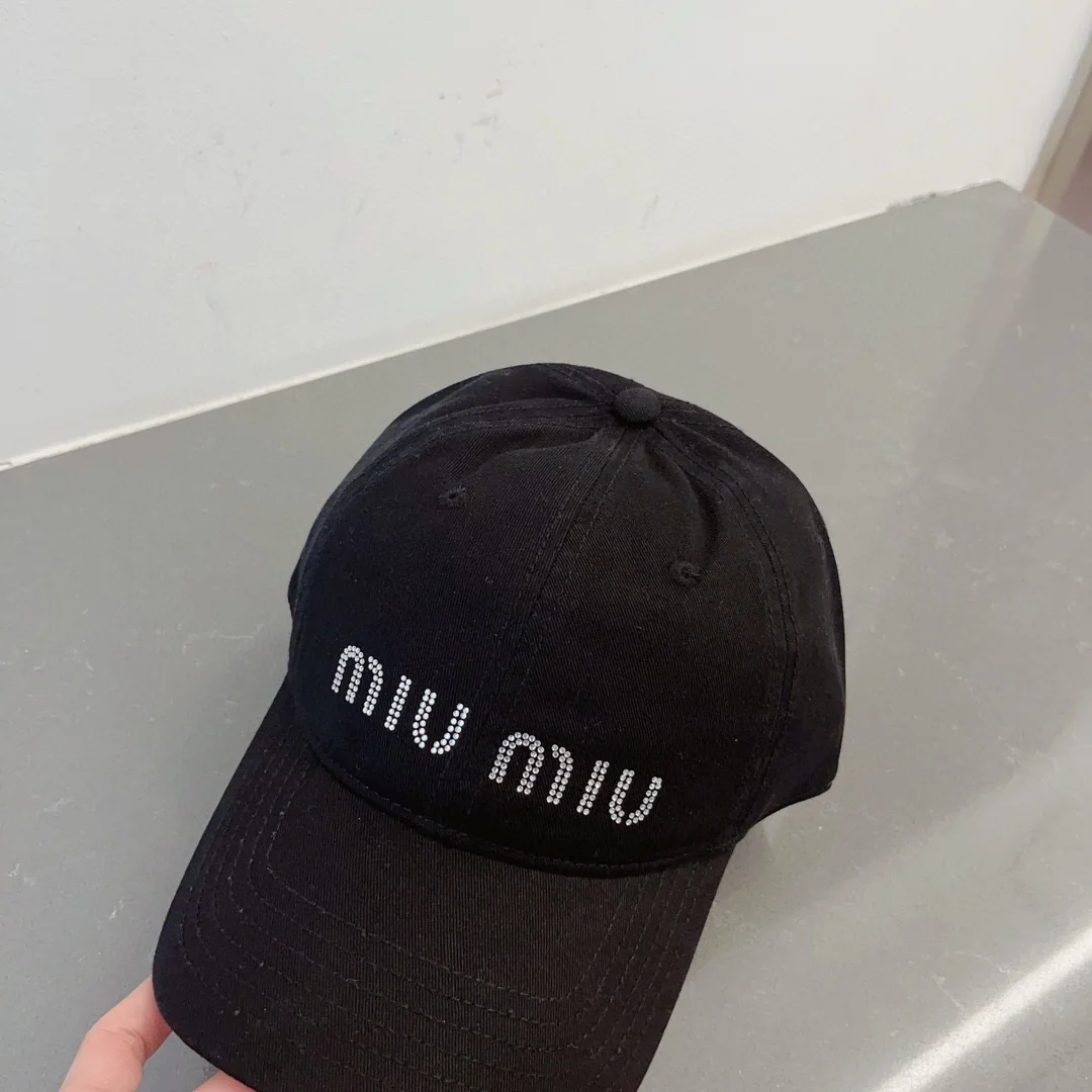 미우미우 워싱 면 UV 차단 야구모자 상세 이미지 2