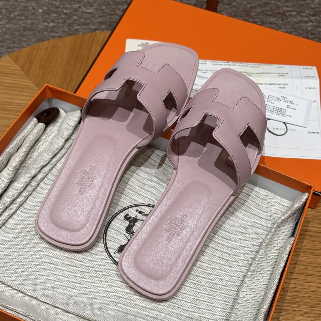 에르메스 오란 램스킨 슬리퍼 상세 이미지 6