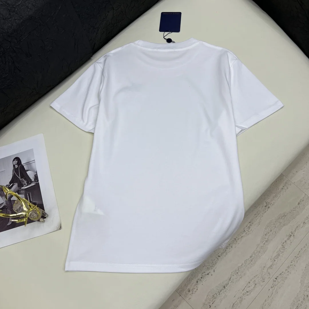 루이비통 크루넥 코튼 반팔 티셔츠 상세 이미지 8