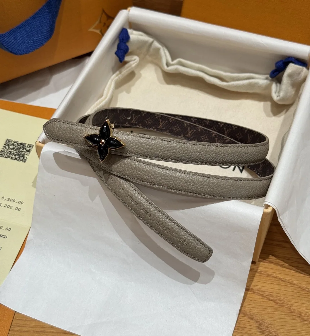 루이비통 미니 플라워그램 15mm 리버시블 벨트 상세 이미지 2