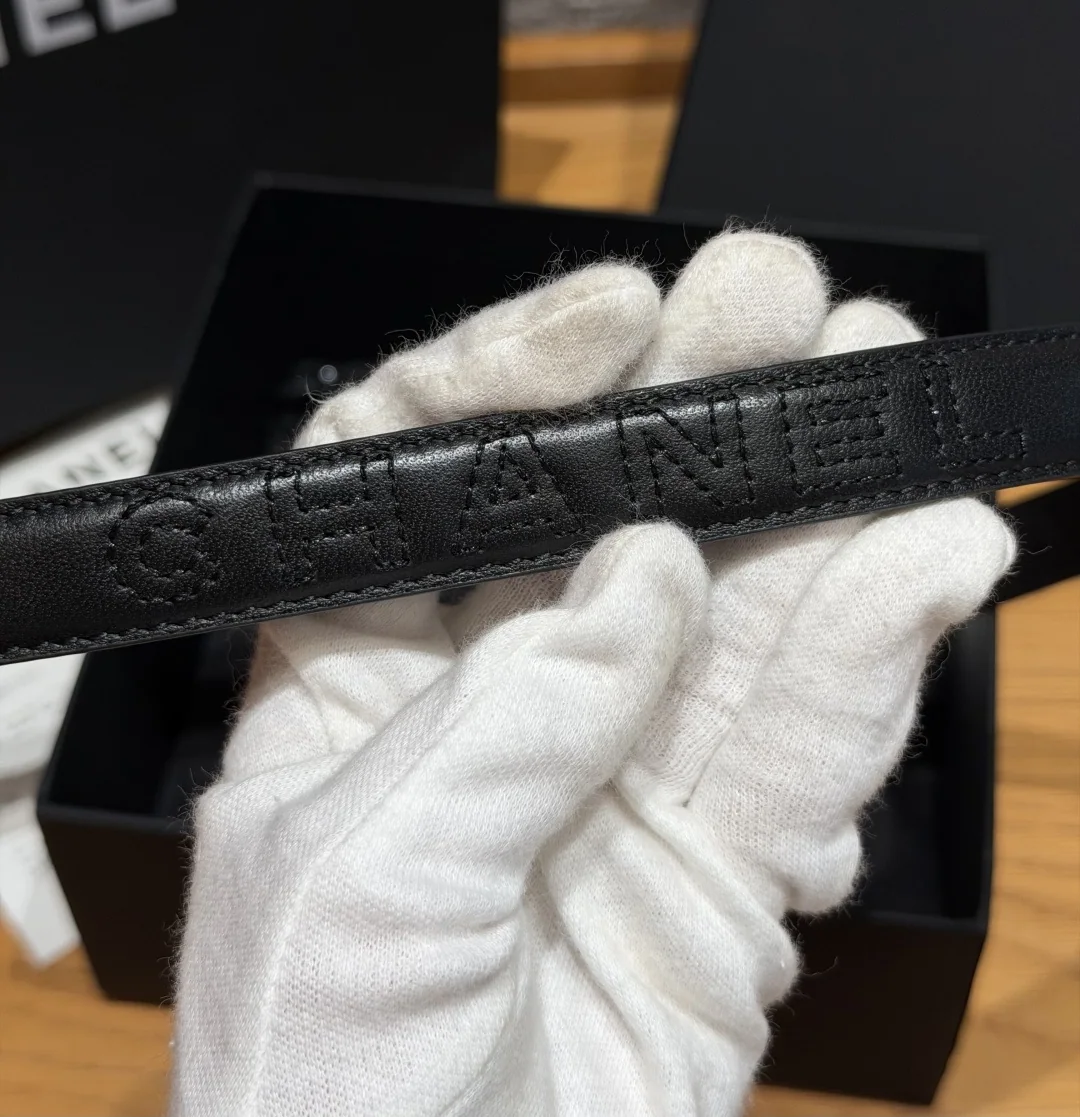 샤넬 퀼팅 램스킨 벨트 20mm 상세 이미지 9