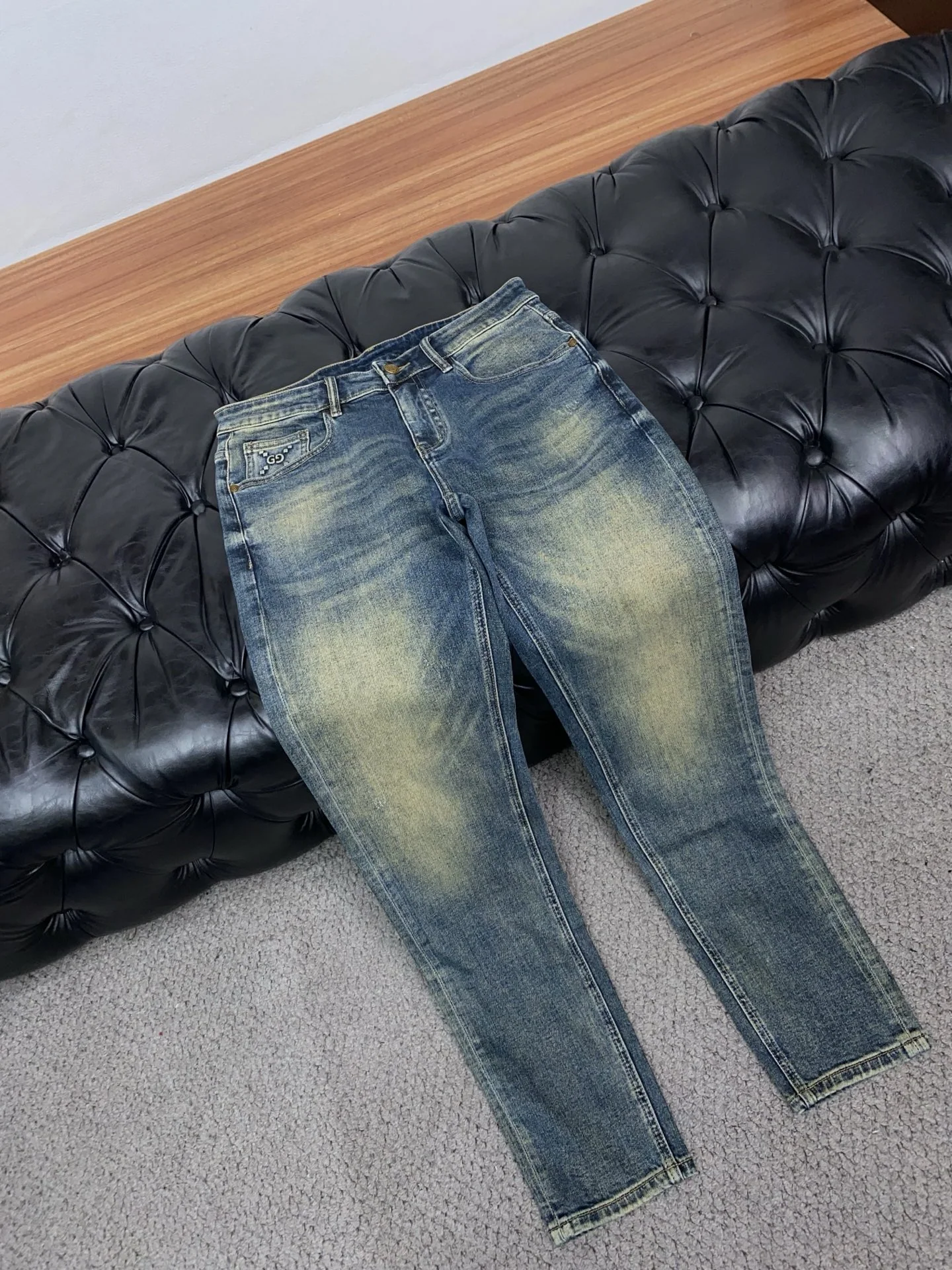 구찌 데님 남성 바지 상세 이미지 6