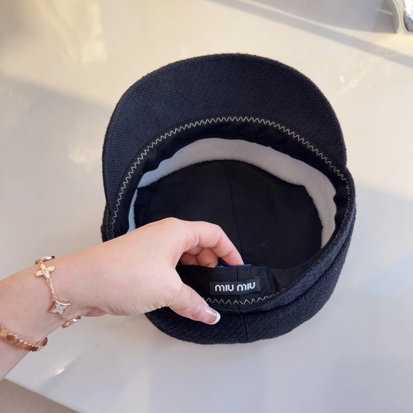 미우미우 모자 81382 Miu Miu Cap 상세 이미지 9