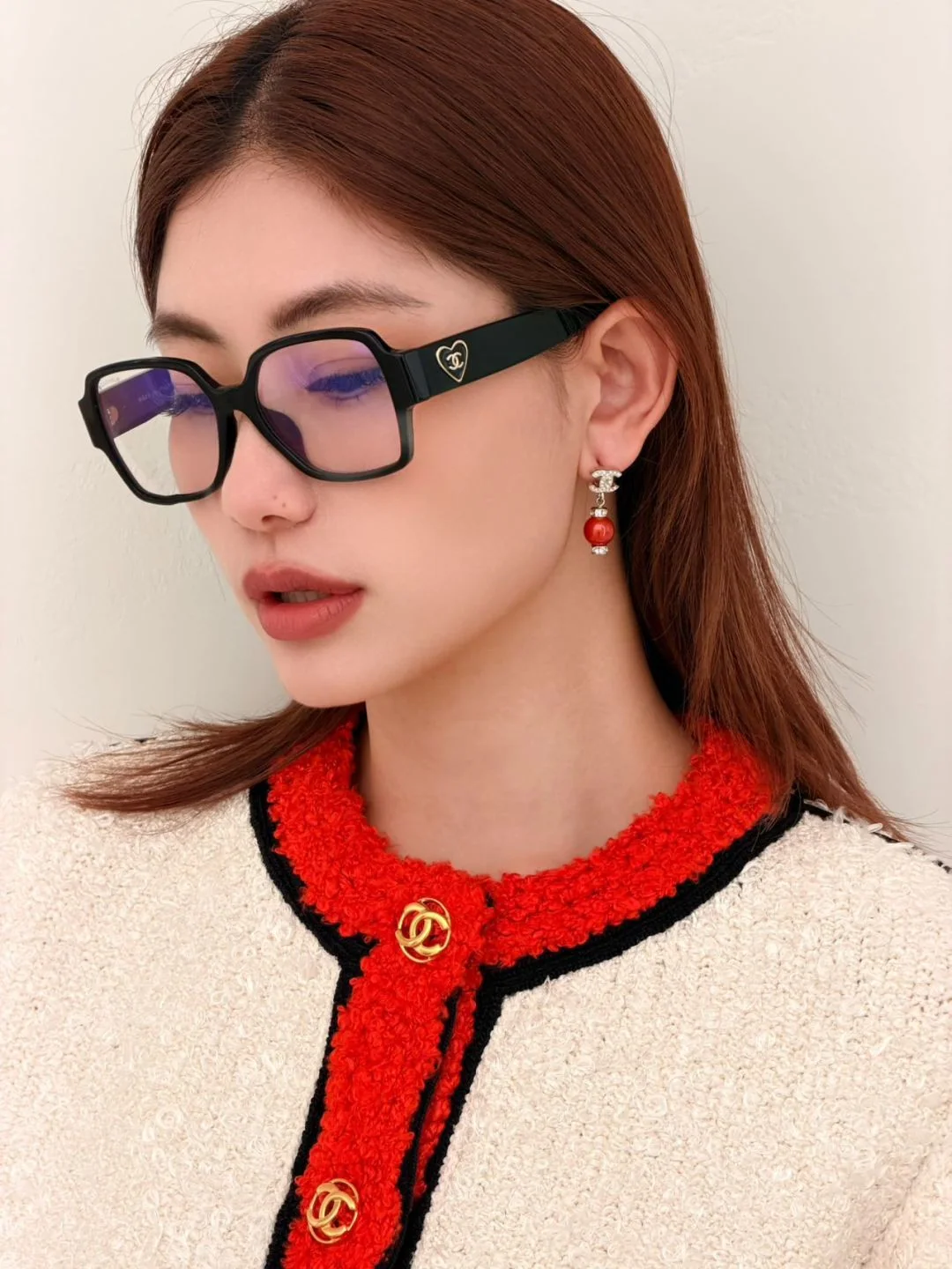 샤넬 더블 C 드롭 진주 귀걸이 상세 이미지 5