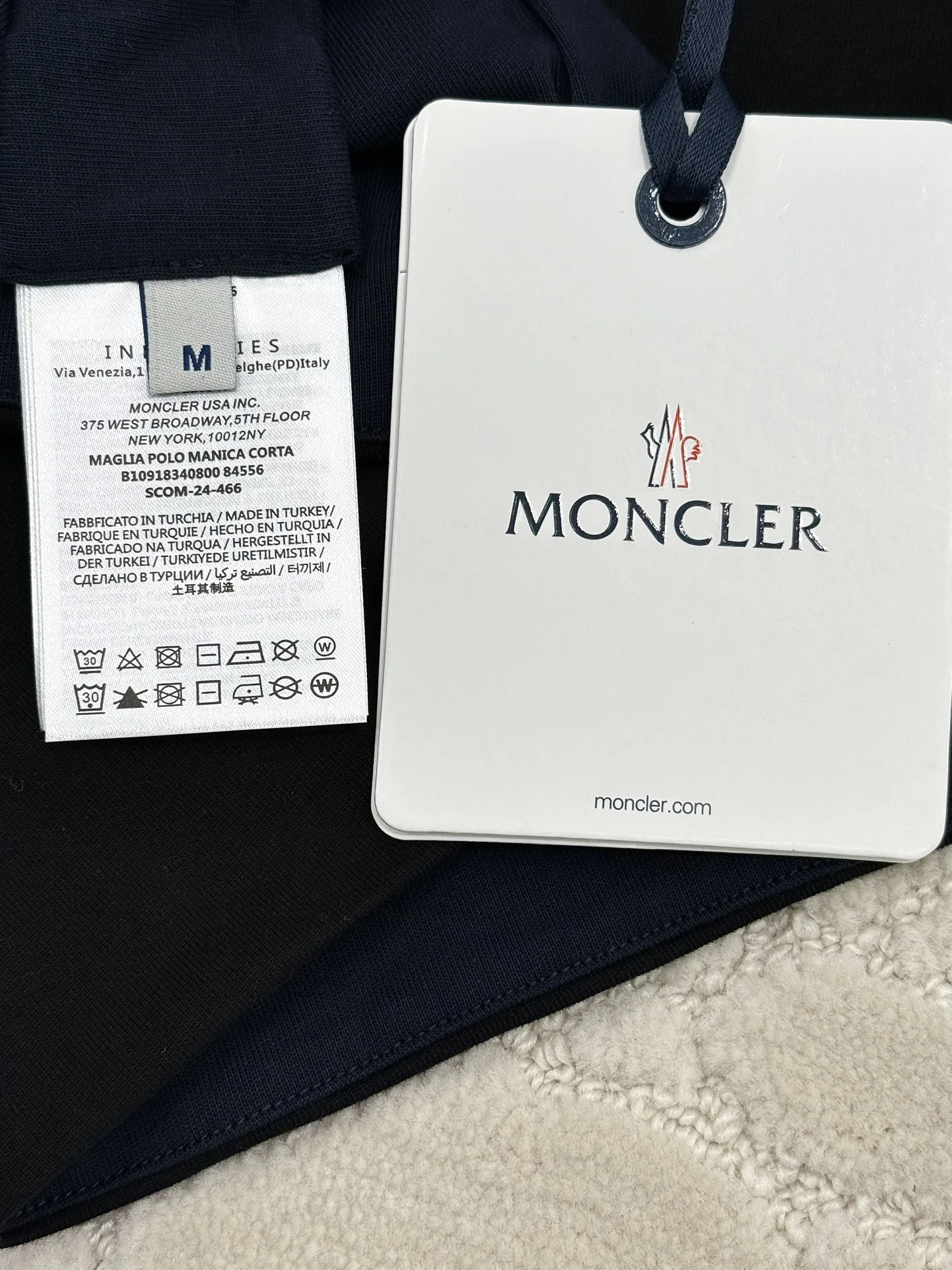 몽클레어 남성 패치워크 반팔 티셔츠 25 SS 상세 이미지 9