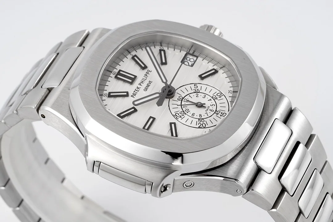 파텍필립 노틸러스 5980 크로노그래프 레더스트랩 PPF 공장 레플리카 44028 Patek Philippe 상세 이미지 5