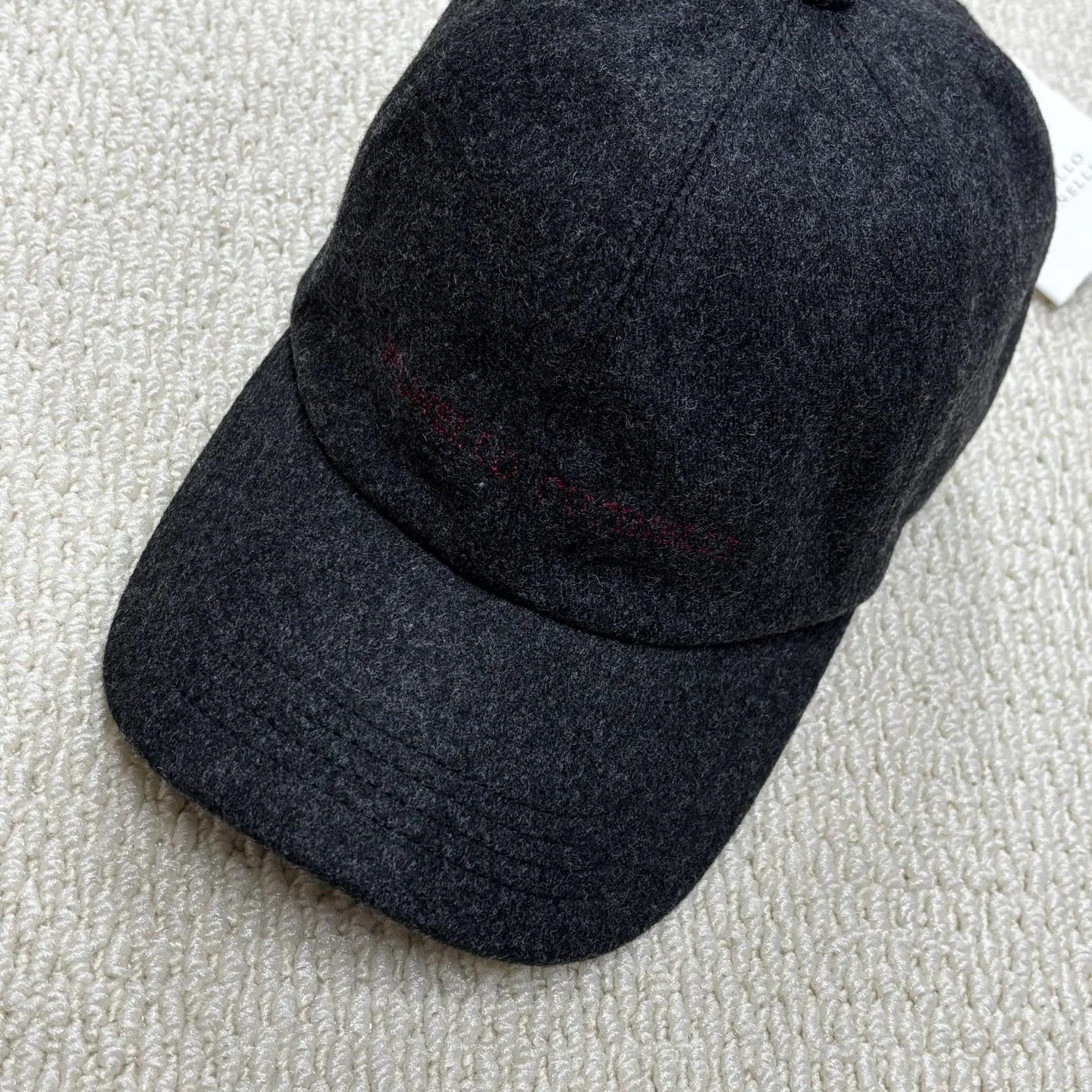 브루넬로쿠치넬리 가죽 버클 조절 베이스볼 캡 상세 이미지 2
